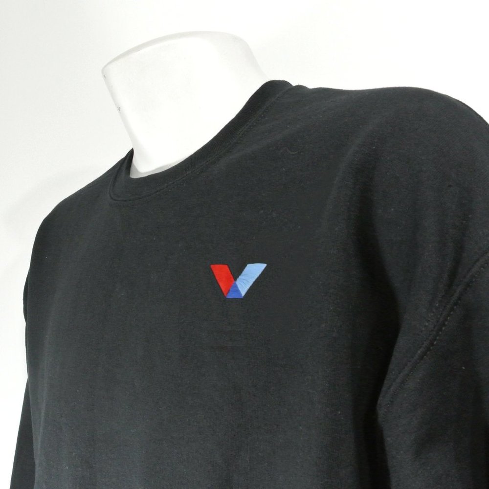 VALVOLINE Oil Change Employee Uniform Black Sweatshirt Size XL NWT